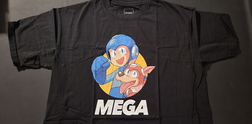 DUMBGOOD MEGAMAN MEGA MAN SHIRT XL SCHWARZ CAPCOM SUPER SMASH PLAYSTATION 90ER SPIEL - Bild 1 von 6