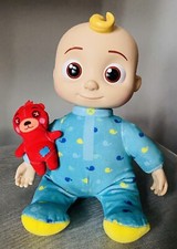 Cocomelon JJ Doll Plush Musical Bedtime 10" Soft Toy & Bear Netflix *SHIPS NOW*