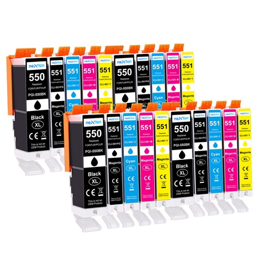 TINTE PATRONEN XXL für CANON PIXMA IP7250 MG5450 MG5550 MG5655 MG6450 MX925 550 - Bild 9 von 15