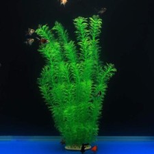 Large Aquarium Plants Artificial Plastic Fish Tank Plants Decoration Ornament...