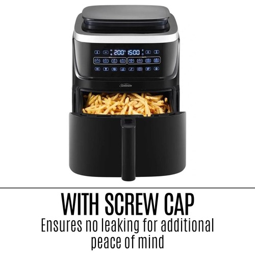 Sunbeam SteamFry Air Fryer Steamer Oven Digital Roast Grill Chicken Reheat Black - Picture 10 of 12