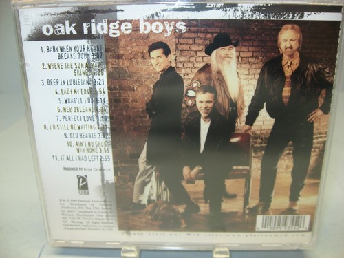 The Oak Ridge Boys - VOICES, 1999 Platinum Entertainment, (w/xtra jewel cs), NEW - Picture 2 of 2