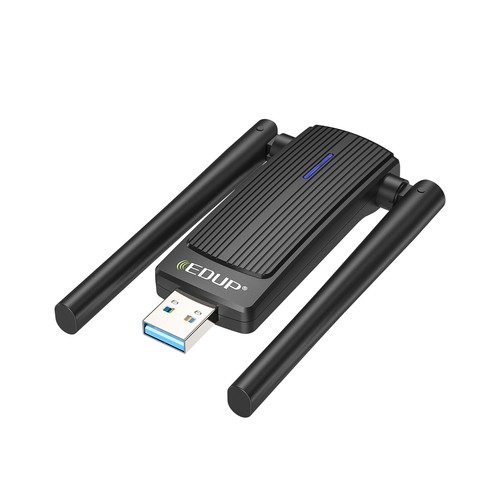 USB 3.0 Wi-Fi 6 Adapter Dual Band Antenna Windows Laptop Wireless Network AX1800 - Picture 3 of 5