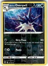 HISUIAN OVERQWIL 091/189 ASTRAL RADIANCE POKEMON (REVERSE HOLO, NM)