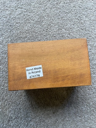 Handmade Wooden Retro Card Box - Picture 5 of 8