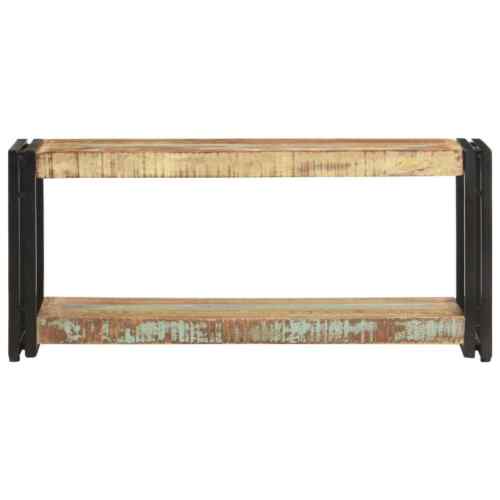 Rustic Solid Wood TV Cabinet Timber Entertainment Unit Table Stand Storage Shelf - Picture 2 of 12