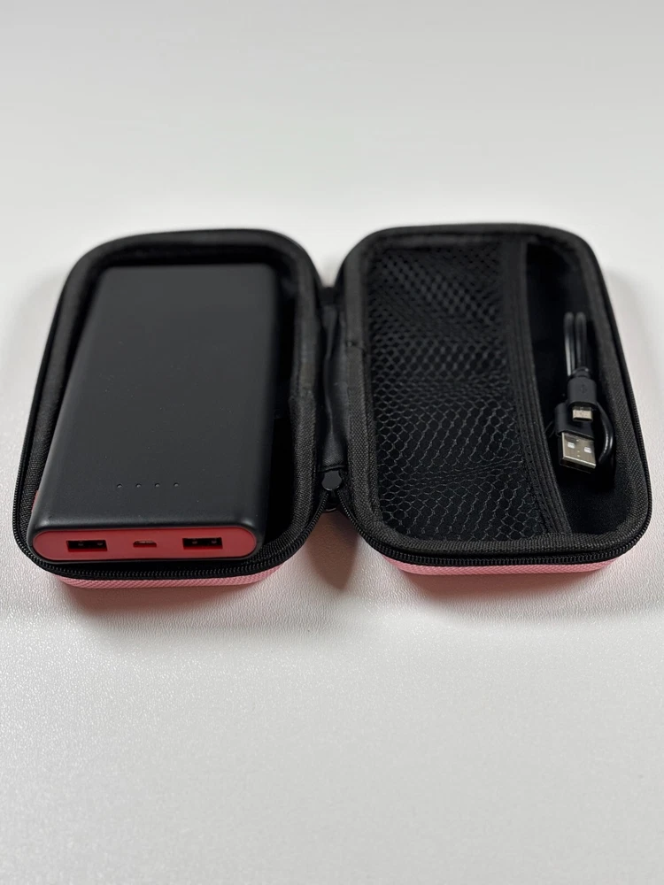 Power Bank Charger 25800mAh Ultra High Capacity PD3.0 2 USB 1 USB-C Port w Case