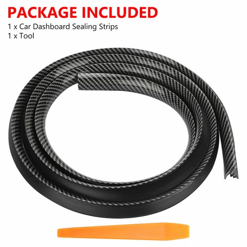 Parabrisas de fibra de carbono para automóvil tira de sellado de espacio goma accesorios automáticos - Imagen 20 de 20