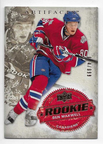 08/09 UD ARTIFACTS ROOKIES RC Hockey /999 (#271-312) U-Pick From List - Picture 29 of 33