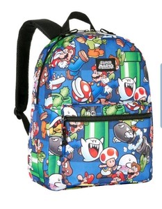 super mario book bags