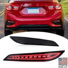 Smoked Tail Light Rear Bumper Reflector Brake Lamp For Chevrolet Cruze 2016-2019