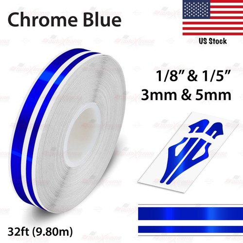 9/16" 15mm Vinyl Pinstriping PinStripe Car Body Styling Double Line Tape Sticker - Picture 45 of 51