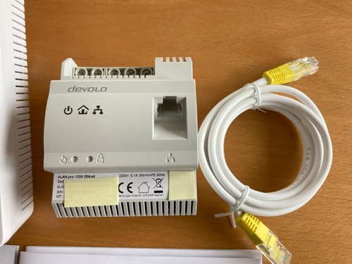 devolo dLAN 1200 + DINrail WiFi Set gebraucht. Mit Phasenkoppler - Bild 3 von 5