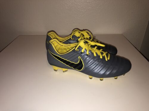 Nike Tiempo Legend VII Elite FG Soccer Cleats Dark Grey AH7238-070 M Sz 5 W 6.5 - Picture 2 of 6