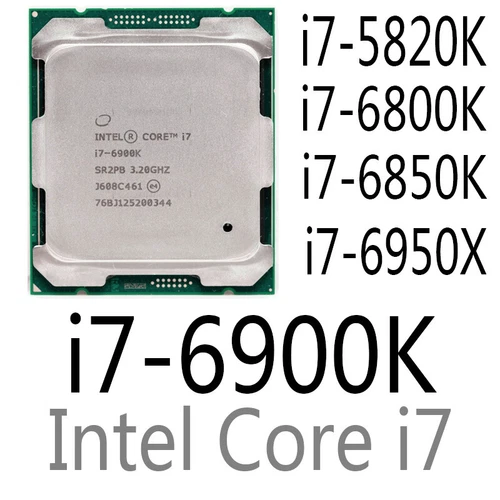 intel Core i7-5820K i7-6800K i7-6850K i7-6900K i7-6950X LGA 2011-V3 Processor - Afbeelding 1 van 15