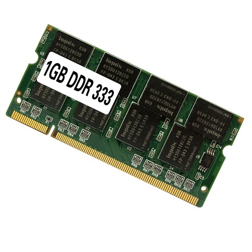 Laptop Memory Ram SO-DIMM PC2700 DDR 333 MHz 200PIN 1GB / DDR1 For Notebook - Picture 3 of 7