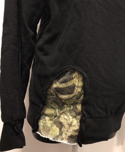 HAMPTON EAST H16FW-TO028 Black VOODOO Patch Custom Style Sweatshirt XL Unisex - Picture 7 of 9