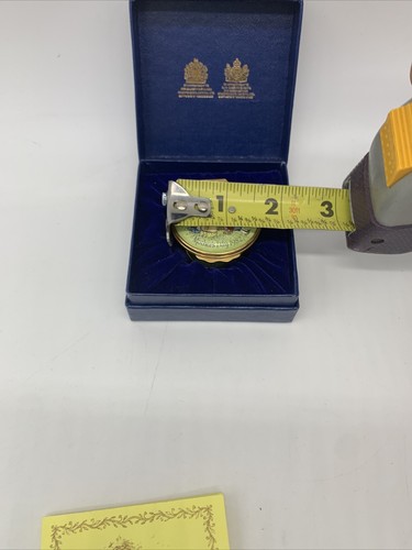 HALCYON DAYS Muttertag 1982 EMAILLE SCHMUCK PILLENDOSE MIT COA & Präsentationsbox - Bild 9 von 11