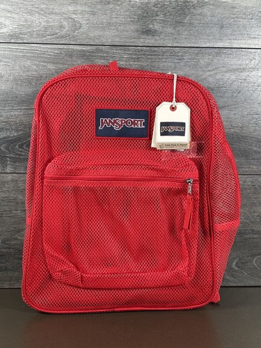 Jansport Mesh Backpack (Navy, Red, or Purple) - Picture 3 of 9