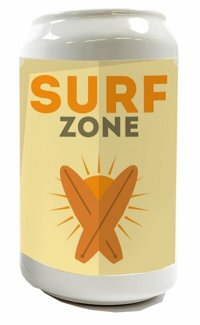 Spardose Nostalgie Surf Zone Keramik bedruckt Spardose Nostalgie Surf Zone Keramik bedruckt