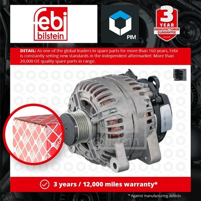 Alternator fits CITROEN XSARA PICASSO N68 1.6D 2.0D 99 to 11 5705AR 5705NH Febi