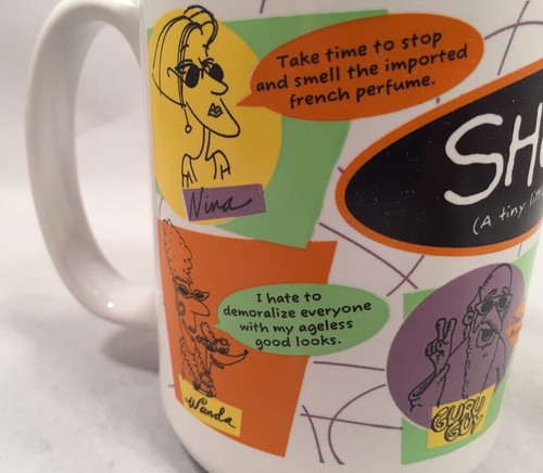 Schuhkarton Punze Karten Figuren Kaffeebecher "D" Henkel weiß - Bild 8 von 9