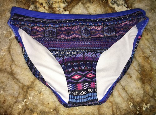 JESSICA SIMPSON Cherokee Queen Print Tankini Blue 2pc Swim Suit NEW Girls Sz 12 - Picture 4 of 6