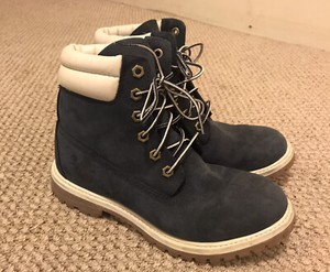 black timbs double sole