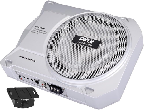 10-Inch Low-Profile Amplified Subwoofer System - 900 Watt Compact Enclosed Activ - Picture 11 of 12