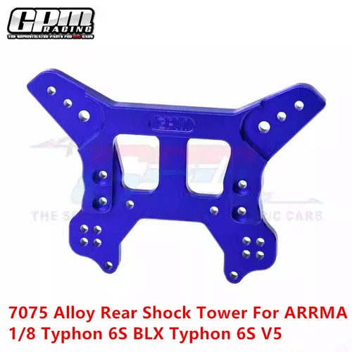 GPM 7075 Alloy Rear Shock Tower For ARRMA 1/8 Typhon 6S BLX Typhon 6S V5 US RC - Picture 2 of 6