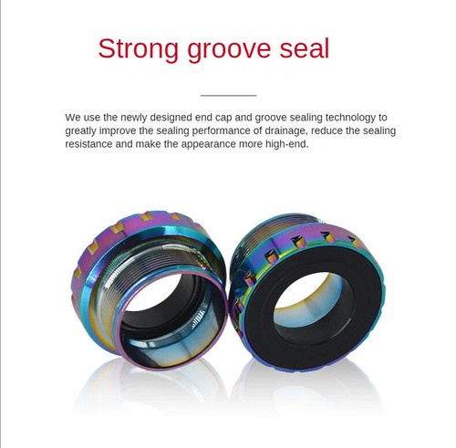 Bike Bottom Bracket BSA68 Shell 24mm Spline Axis MTB Road Bike Bottom Bracket - Picture 13 of 26