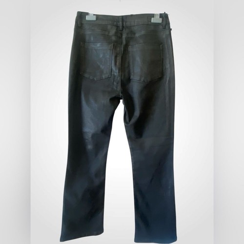 Women’s Lola Billie coated black denim high rise bootcut jeans NWT size 32 - Picture 6 of 10