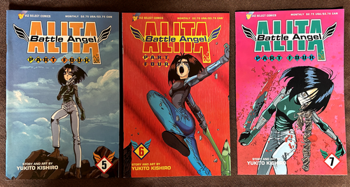 Battle Angel ALITA Complete Parts 1 & 2 & 4, plus issues from Part 3. Viz Comics - Picture 24 of 24