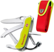 Victorinox, Rescue Tool, coltellino tascabile (15 funzioni, seghetto per parabre