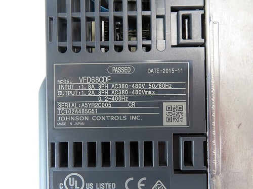 Unidad VFD Johnson Controls VFD68CDF VFD68 Series 480 VCA 3 fases 0,4 kw 1/2 HP NUEVA EN CAJA - Imagen 3 de 13