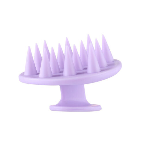 Silikon-Kopfhaut-Massagebürste Shampoo-Massagebürste Duschreiniger B5* > - Bild 5 von 18