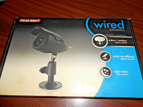 New - First Alert P-520 Indoor/Outdoor Wired Security Camera with Audio. - Picture 13 of 13