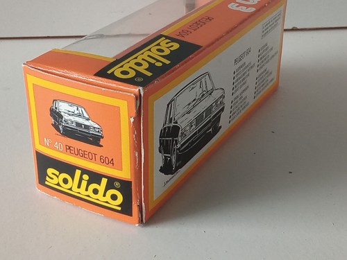 SOLIDO ANCIEN 1/43 GAM 3 #40 PEUGEOT 604 OUVRANTS FONCTIONNELS BON ETAT+BOITE ar - Imagen 5 de 12