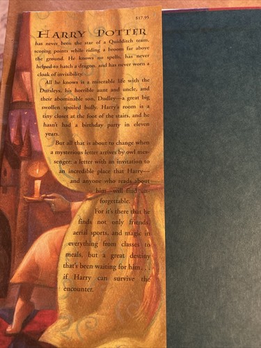 Harry Potter and the Sorcerer's Stone/J.K. Rowling (HCDJ) 1st American Edition - Picture 3 of 14