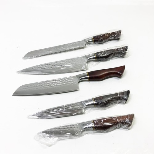 HEZHEN Damastmesser Set, 73 Lagen Damas Stahl Küchenmesser, Profi Kochmesser - Bild 6 von 8
