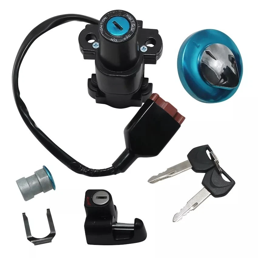 Ignition Switch Gas Cap tank Lock Keys Set for Honda CRF250 CRF250L 2013-2020 CR Foto 3 de 4