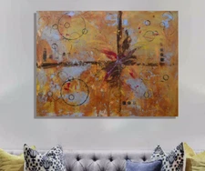 Mark Little original,painting,60”x48”Acrylic,Abstract,36,extra Large,Giant,XL