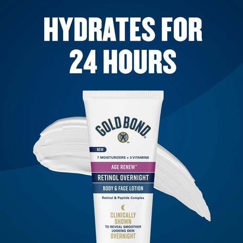 Gold Bond Age Renew Day & Night Duo Lotion Set for Body & Face, Crepe... - Picture 9 of 9