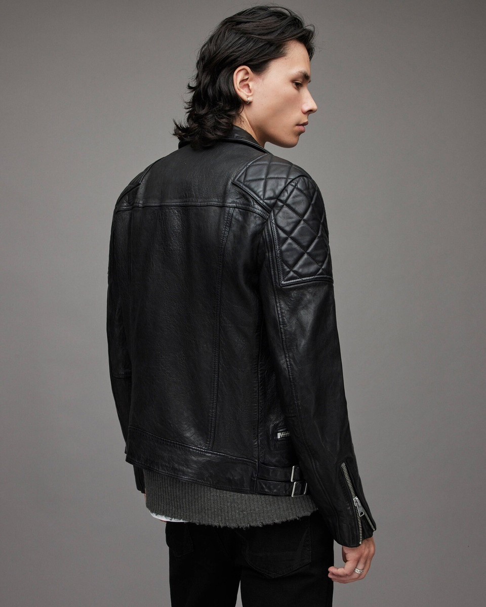 All saints clearance taro leather jacket