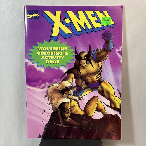 X-Men Coloring Book 1994 Marvel Comics Wolverine Vintage By Random House - Imagen 2 de 7