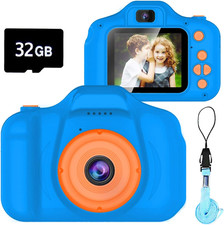 Upgraded Kids Selfie Camera, HD Digital Video 32GB, Christmas Birthday Gifts