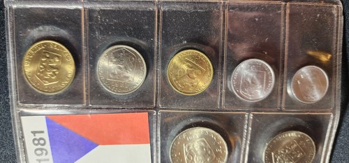 1981 Czechoslovakia CSSR Cekoskovakia KMS coins Mint Set - Picture 6 of 7