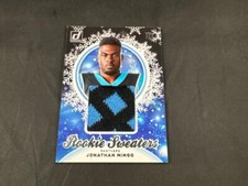 2023 PANINI DONRUSS FOOTBALL JONATHAN MINGO ROOKIE SWEATERS PATCH