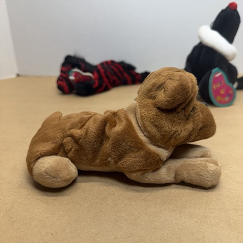 Peluches vintage Avon Full O’ Beans: Lote de 3: sello, perro, cebra - Imagen 7 de 10