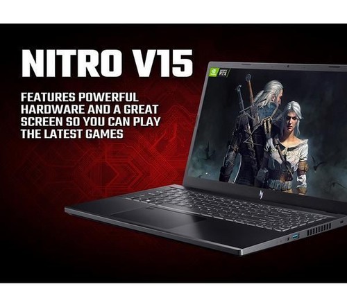 ACER Nitro V15 15.6" Gaming Laptop - AMD Ryzen 5, RTX 3050 - REFURB-C - Picture 6 of 9